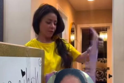 “¿Qué está pasando? Carolina Sandoval sorprendió a sus fanáticos cuando salió de su hermosa casa en Miami”.