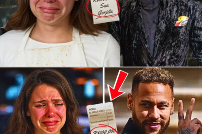 MESERA SIRVE A NEYMAR Y, AL VER LA NOTA DE LA…