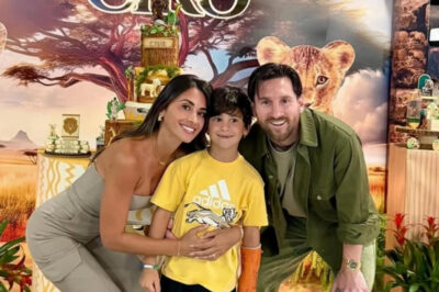 Con todo el dinero del mundo, pero con una fiesta sencilla: así celebró Messi a su hijo