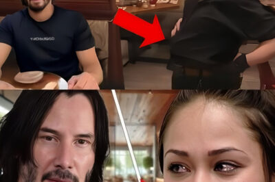 Reeves Nota a una Mesera Embarazada Trabajando Duro en un Restaurante, y Su Acto Te Sorprenderá