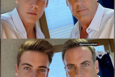 Todos están anonadados con el parecido de Carlos Ponce y su hijo