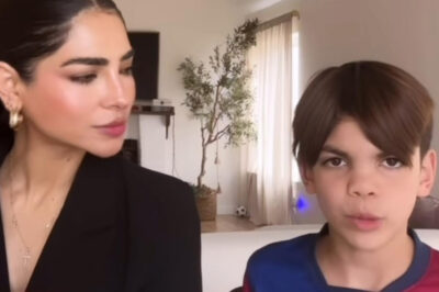 Sorpresa: ¡Con una seriedad sorprendente! El hijo de Alejandra Espinoza resuelve un problema de matemáticas en segundos (VIDEO)