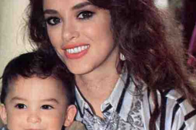 Así era fotografiada Lucía Méndez, con su pequeño hijo Pedro Antonio en 1990