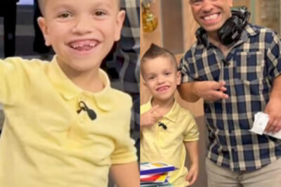 ¡Asi fue! Como El hijo de Carlos: el productor cautiva con ternura en el set del gordo y la flaca.