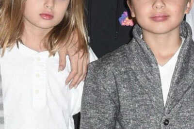 Los hijos de los actores de Hollywood han crecido pareciéndose mucho a ellos. Vivienne y Knox Jolie-Pitt fueron fotografiados por paparazzi.