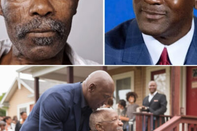 Michael Jordan descubre que el conserje de su escuela secundaria sigue trabajando a los 80 años, su siguiente movimiento sorprende a todos