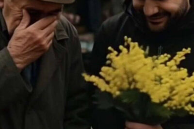 Fui a una floristería para comprar algunos ramos para mi esposa y mi pequeña hija. Ya había elegido uno cuando de repente vi a un anciano en la entrada. Llevaba un vestido de baile antiguo, pantalones de vestir, zapatos y una camisa sencilla debajo del abrigo. No parecía una persona sin hogar.