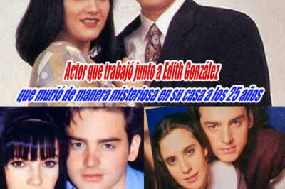 Actor que trabajó junto a Edith González y que murió de manera misteriosa en su casa a los 25 años