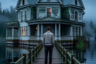 Heredó una casa en medio de un lago… Pero lo que encontró dentro cambió su vida por completo.