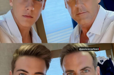 Carlos Ponce y su hijo parecen gemelos!
