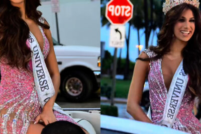 Continúa el media tour y la celebración de Lina Luaces como si hubiera ganado Miss Universo, y las críticas se elevan