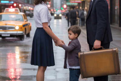 En la calle, una mujer me dio un niño y una maleta llena de dinero, y dieciséis años después me enteré de que era el heredero de un multimillonario.