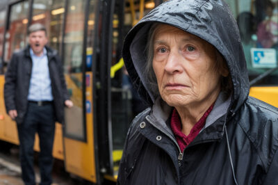 El conductor del autobús echó a una mujer de 80 años que no había pagado el billete. Ella respondió con apenas un par de palabras.