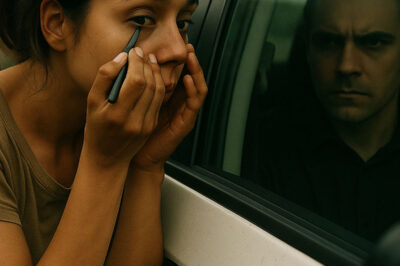 UNA CHICA POBRE SE MAQUILLABA EN LA VENTANA DE UN AUTO SIN SABER QUE ALGUIEN LA OBSERVABA