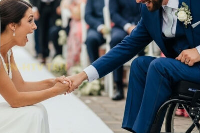 Ella se casó con un hombre con discapacidad, pero una gran sorpresa la esperaba en la boda.
