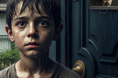 Niño hambriento toca la puerta de una mansión sin saber que el millonario lloraba por su hijo perdido. Lo que nunca imaginó es que ese niño era…