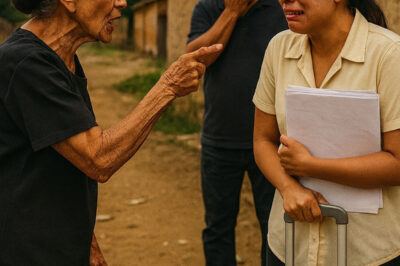 “Tomé un préstamo de 800,000 pesos para construir una casa en el terreno de la familia de mi esposo. Ahora mi suegra me está echando. Sonreí y acepté… Pero luego le mostré algo que la hizo temblar.