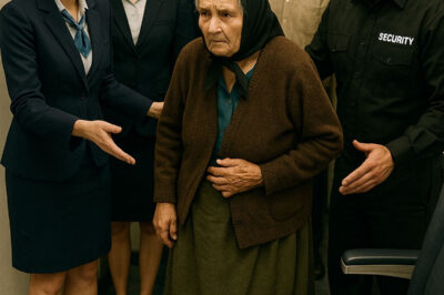 Los auxiliares de vuelo no permitieron que la abuela abordara la clase ejecutiva del avión.