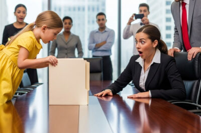 Cuando una niña con vestido amarillo entra sola en la sede de una multinacional y dice: “Vengo a hacer la entrevista de mi mamá”, nadie imagina lo que está por