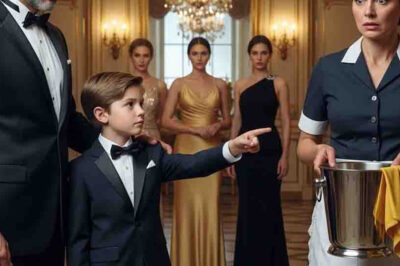 MILLONARIO RETA A SU HIJO A ELEGIR UNA MAMÁ ENTRE LAS MODELOS, PERO ÉL ELIGE A LA LIMPIADORA