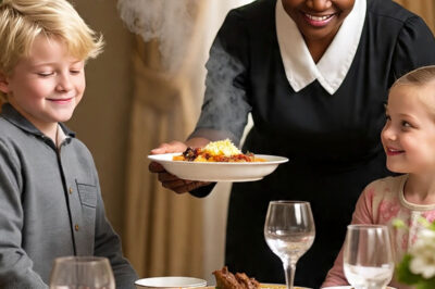 Gemelos Millonarios No Comían NADA—Hasta Que La Nueva Niñera Negra Hizo Algo—El Padre Viudo Se CASÓ…