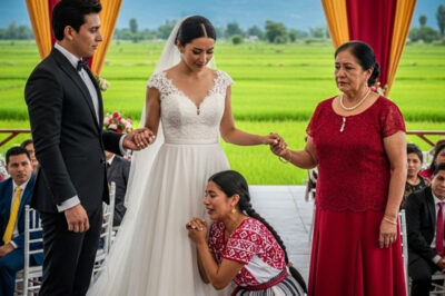 Contraté a una empleada doméstica joven, bonita y trabajadora; cada día dejaba la casa reluciente, pero el día de la boda de mi hijo, de pronto corrió hacia el escenario, se arrodilló y confesó una verdad impactante que hizo estallar el salón entero…