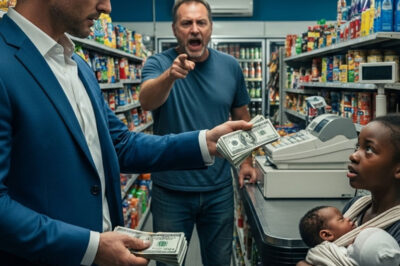 “Prometo pagar después cuando sea mayor” – Niña negra le pide leche a millonario, su reacción conmueve a millones.