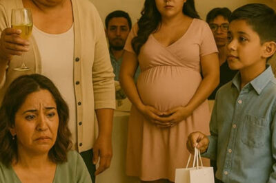 Me avergonzaron por ser madre soltera en el baby shower de mi hermana… hasta que mi hijo de 9 años se levantó con una carta
