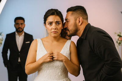 Apenas terminamos de tomar las fotos de boda con mi prometido, cuando él se fue a revisar las imágenes, el fotógrafo se inclinó a mi oído y me susurró: “¡Corre ahora mismo!”…