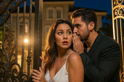 Mi esposo estaba de viaje, y cada noche a las 11 en punto mi vecino venía a golpear la puerta. Aquella vez me atreví a abrir con un camisón de tirantes finos…