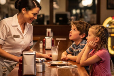Ella Alimentó a Dos Huérfanos con una Comida Caliente—15 Años Después, un Auto de Lujo se Detuvo Frente a Su Puerta