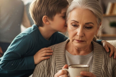 «Abuela, mamá y papá quieren usar tu dinero», susurró mi nieto, con los ojos muy abiertos. Fingí estar ofendida y salí de la habitación. Lo que sucedió después dejó a toda la familia sin palabras.