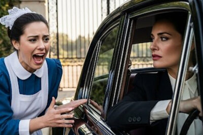 “¡Tu esposo cortó los frenos! No arranques” — gritó la sirvienta……