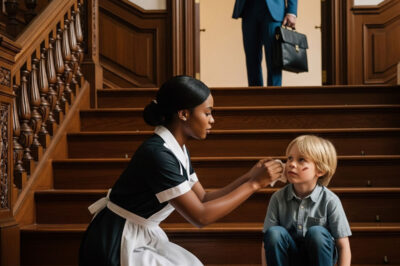 La vida de un poderoso empresario da un vuelco al volver sin previo aviso a su hogar: al cruzar la puerta principal, presencia una imagen desconcertante entre su hijo y la cuidadora de la familia. Un instante que, bajo la calma aparente, oculta una verdad oculta, capaz de sacudir la confianza y desatar una cadena de revelaciones inesperadas.