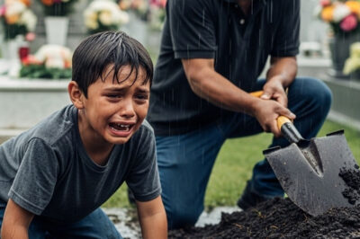 El niño insistió en que su padre debía desenterrar a su madre, y cuando la tapa del ataúd se abrió, todos quedaron petrificados…