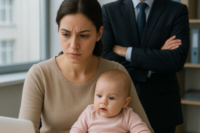 JEFE SORPRENDE A EMPLEADA POBRE AMAMANTANDO A SU BEBÉ… Y TOMA UNA DECISIÓN INESPERADA