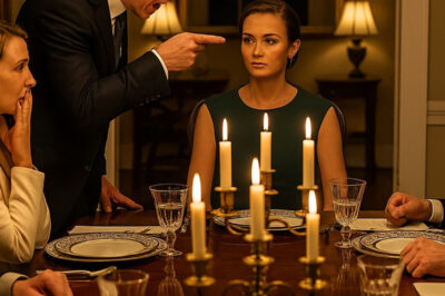 Antes de los invitados, mi esposo se burló de mí y me llamó “cerda gorda”, yo en silencio hice algo que lo dejó profundamente sorprendido…