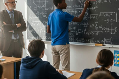 Profesor Le Dijo al Estudiante Negro: “Resuelve Esta ECUACIÓN y Mi Salario Será Tuyo” – Lo Que Pasó…