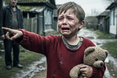 Millonario oyó a un niño llorar “¡mi mamá está ahí!” — al abrir, la verdad lo dejó helado….