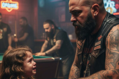 Una niña de 5 años entra a un bar de moteros a medianoche y todos quedan impactados por lo que dice.