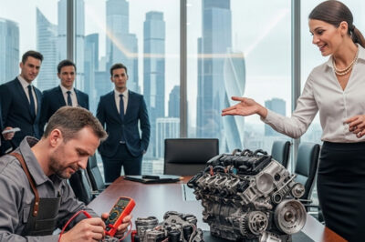 CEO Se Burló De Un Mecánico Pobre: “Arregla Este Motor Y Me Casaré Contigo” — Entonces Él Lo Logró…