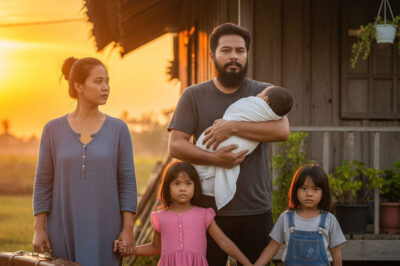 “Su esposa lo dejó a él y a sus cinco hijos — diez años después, ella regresó y se sorprendió al ver lo que había hecho.”