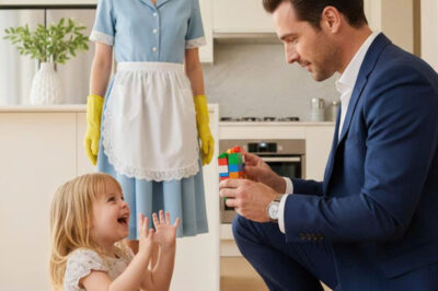 LA HUMILDE EMPLEADA LLEVA A SU HIJITA AL TRABAJO… Y EL GESTO DEL MILLONARIO DEJÓ A TODOS EN SHOCK