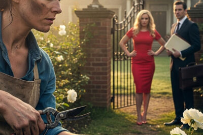 La nueva esposa de mi marido apareció en la puerta dee mi casa con una sonrisa de superioridad.