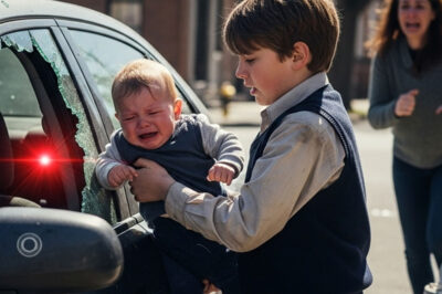 Un Niño de Ocho Años Rescató a un Bebé de un Coche Cerrado, Llegó Tarde a Clase y Fue Regañado — Pero Algo Inesperado Sucedió Pronto