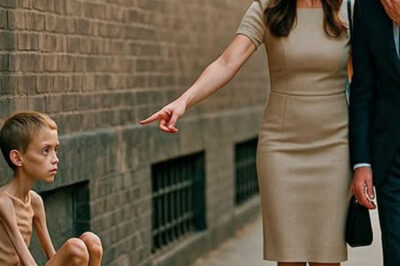 “Se parece a tu hijo desaparecido”, susurró la prometida del millonario — Lo que sucedió después dejó atónita a toda la calle.