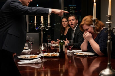 Mi esposo se burló de mí y me llamó “cerda gorda” frente a sus invitados. Me quedé callada… pero luego hice algo que lo sorprendió y lo avergonzó…