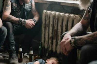 Motociclistas encontraron a un niño encadenado en una casa abandonada con una nota de su madre muerta