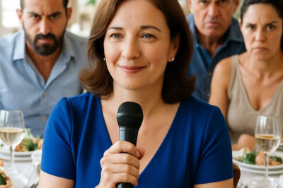 En la boda, el hijo insultó a su madre llamándola “presidiaria” y “pordiosera”, y le ordenó que se marchara. Pero ella tomó el micrófono y comenzó un discurso…