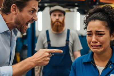 JEFE DISFRAZADO VA A SU TALLER Y VE AL GERENTE HUMILLANDO A LA MECÁNICA, PERO ÉL…